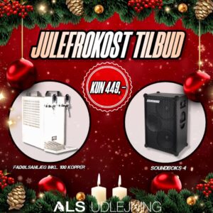 Julefrokost uden fadøl og musik? Ikke hos os! 🍺🎅