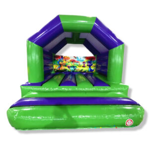 Dinosaur Hoppeborg 4x4 meter fra Als Udlejning