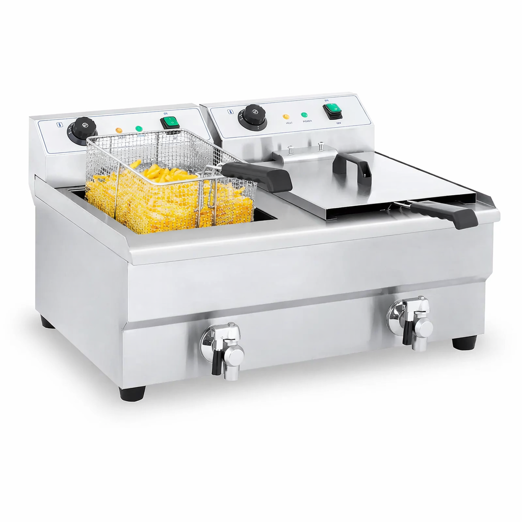 Dobbelt frituregryde – 2 x 16 l